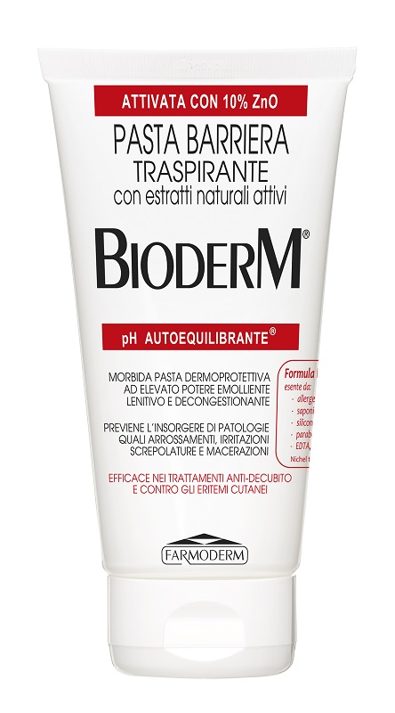 BIODERM Pasta Barriera Zinco Traspirante Lenitiva 150ml