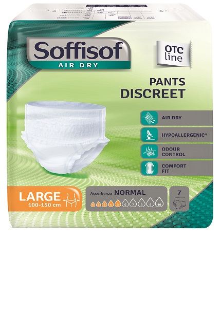 SOFFISOF AirDry Pants Discreet L 7 Pezzi