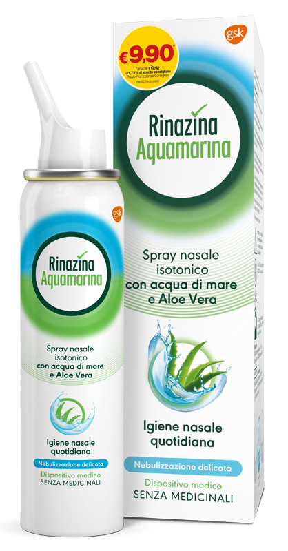 RINAZINA AQUAMARINA ALOE NEBULIZZAZIONE DELICATA 100ML