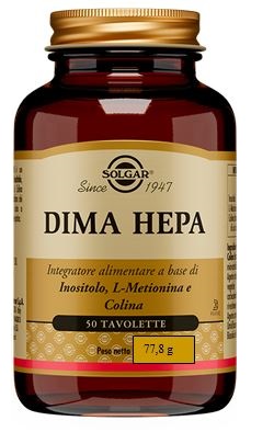 SOLGAR DIMA HEPA 50 Tavolette - Integratore per la funzione epatica