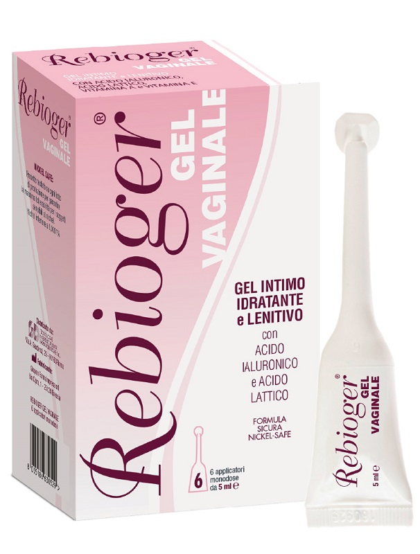 REBIOGER Gel Vaginale 6 Applicatori monodose