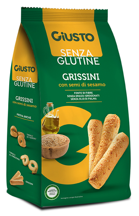 GIUSTO S/G Grissini*Sesamo150g