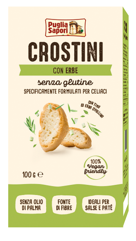 PUGLIA SAP.Crostini Erbe 100g