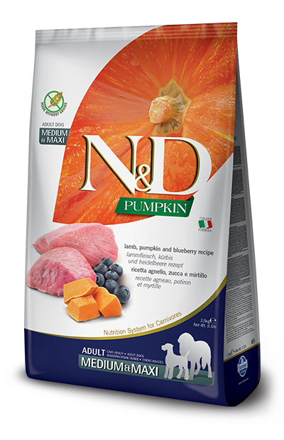 N&D PUMPKIN ADULT MED&MAX AGNE