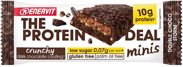 ENERVIT The Protein Deal Crunchy Minis Barretta Double Choco 33g
