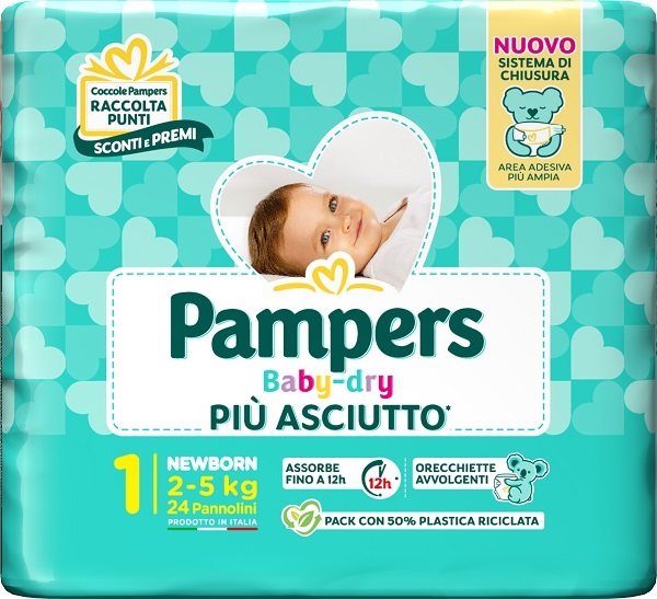 PAMPERS BD NEWBORN 24PZ