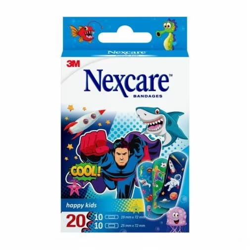 NEXCARE CEROTTI BIMBI HAPPY KIDS COOL 20 PEZZI