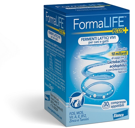 FORMALIFE PLUS+ FERMENTI LATTICI VIVI PER CANI E GATTI 30 COMPRESSE