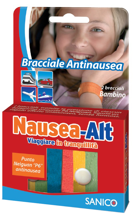 NAUSEA ALT BRACCIALE ANTI NAUSEA BAMBINI 2 PEZZI