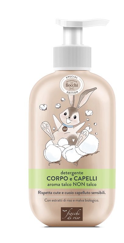 Fiocchi Di Riso Detergente Corpo e Capelli Talco 400ml
