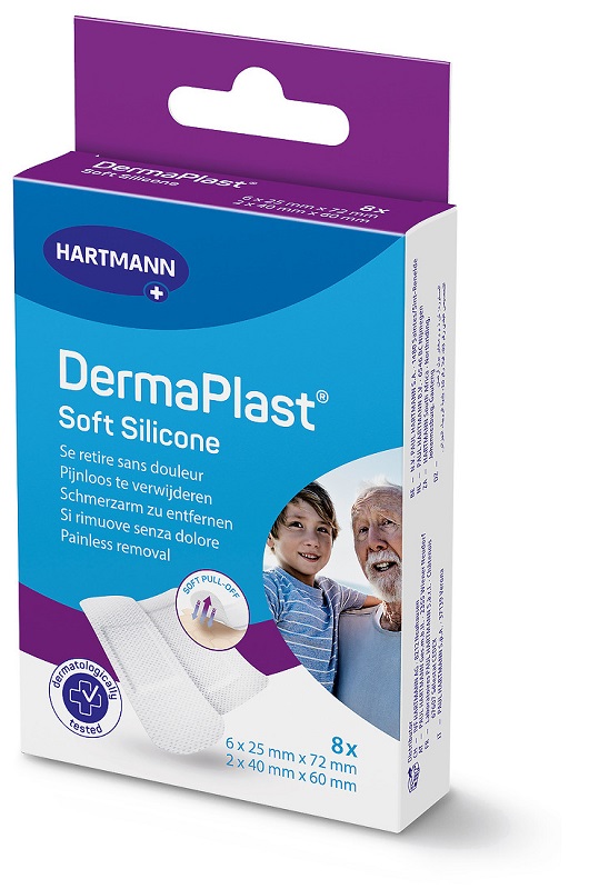 DERMAPLAST Soft Sil.2 form.8pz