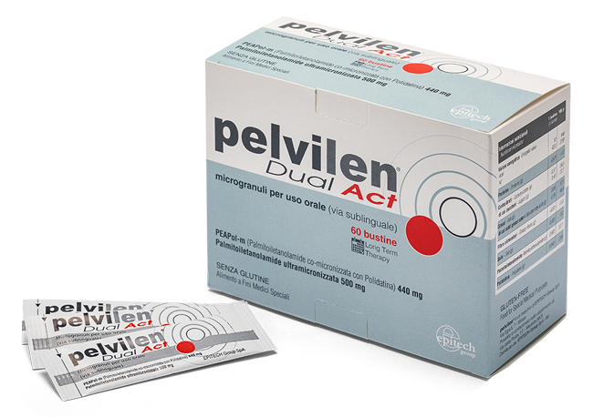 PELVILEN Dual Act 60 Bustine per dolore pelvico cronico