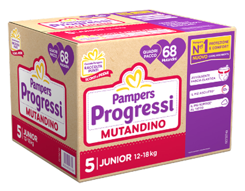 PAMPERS PROG MUT QUADRI J 68PZ