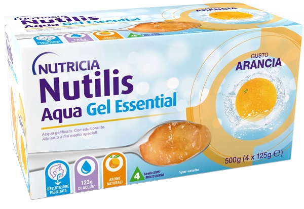 NUTILIS AquaGel Essential Arancia 4x125g