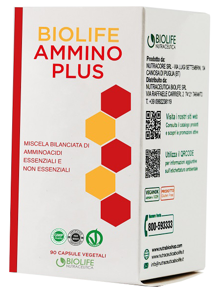 BIOLIFE AMMINO PLUS 90Cps