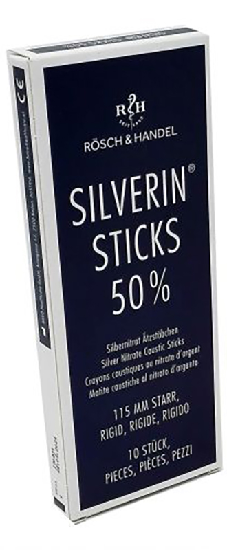 SILVERIN Sticks 50% Mat.Caust.