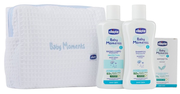 CH-BM Beauty Bag W Zip Azzurro