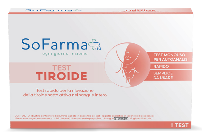 SoFarma+ TEST TIROIDE AUTODIAGNOSTICO
