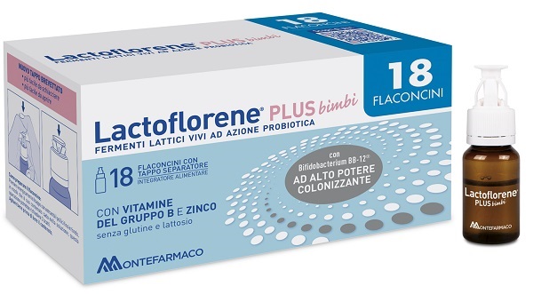 LACTOFLORENE BIMBI PLUS 18 Flaconcini