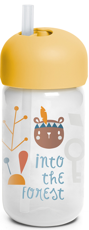 TAZZA CON CANNUCCIA +18 MESI FORESTA GIALLA