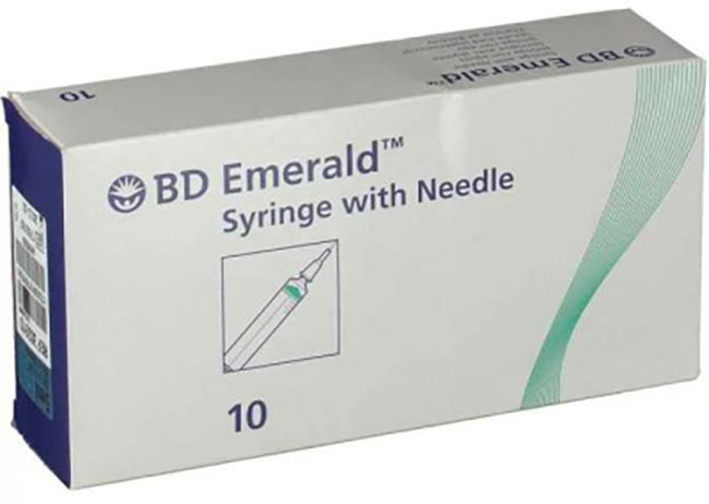 SIR. 5ml 23g 10pz BD EMERALD