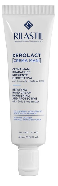 RILASTIL Xerolact Crema Mani Pelli Sensibili Secche Screpolate 30ml
