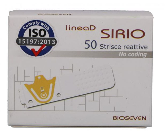 LINEA D SIRIO GLICEMIA 50STR