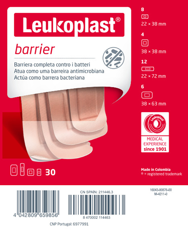 LEUKOPLAST Barr.Cer.Ass.30pz