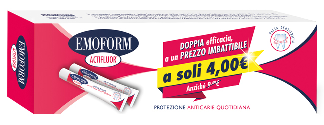 EMOFORM ACTIFLUOR PROMO 2PZ
