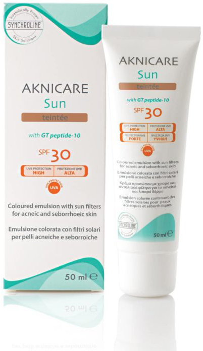 AKNICARE-SUN TEINTEE DORE 50ML