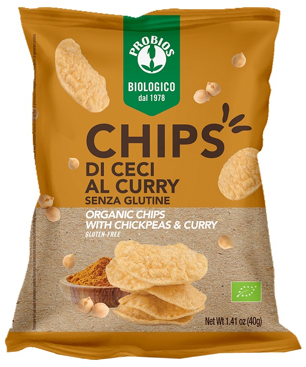 PROBIOS Chips Ceci Curry 40g