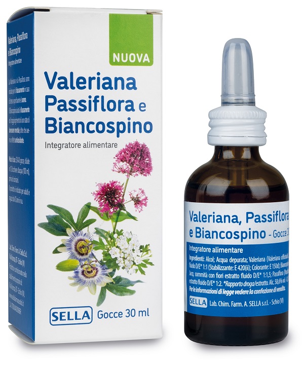 VALERIANA PASSIFLORA GOCCE 30ML Integratore per favorire rilassamento e sonno