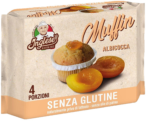 INGLESE Muffin Albicocca 185g