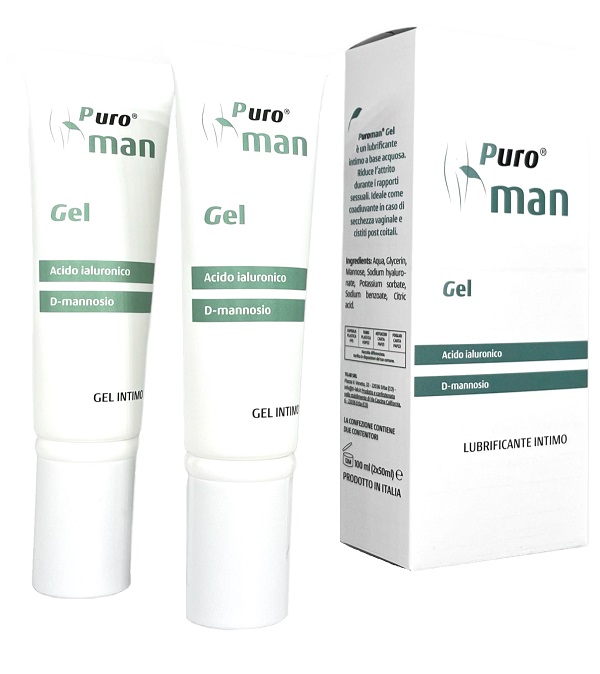 PUROMAN GEL INTIMO LUBRIFICANTE 2 TUBI DA 50ML