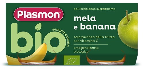 OMO PL.Banana/Mela Bio 2x 80g