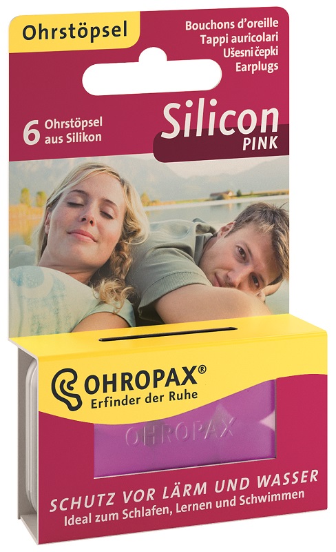 OHROPAX Tappi Aur.Sil.Pink 6pz