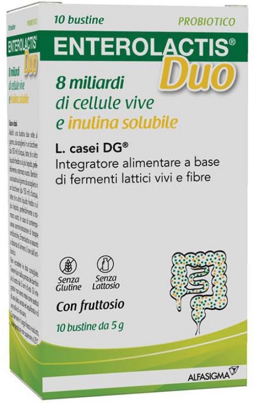 ENTEROLACTIS DUO 10 BUSTINE