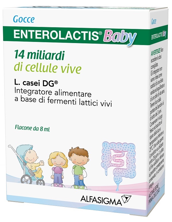 ENTEROLACTIS Baby Gocce 8ml - Integratore per il ripristino della flora intestinale