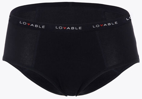 LOVABLE SLIP FLUSSO MEDIO NERO