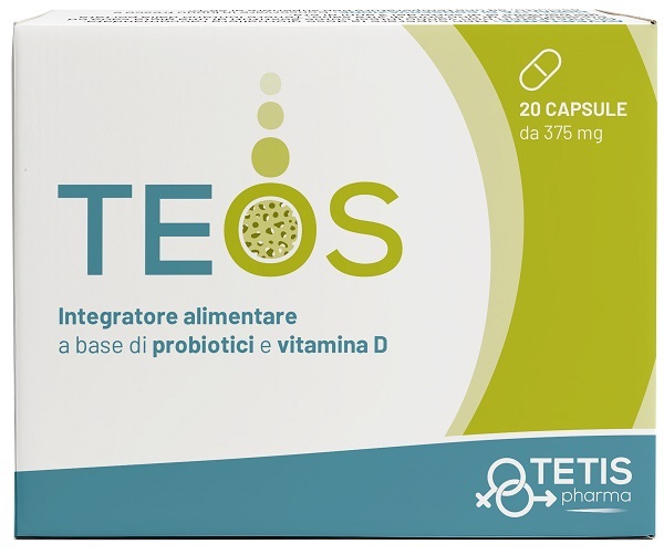 TEOS 20 Capsule - Integratore di probiotici e vitamina D