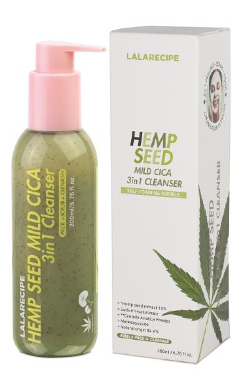LALARECIPE HEMP SEED CLEANSER
