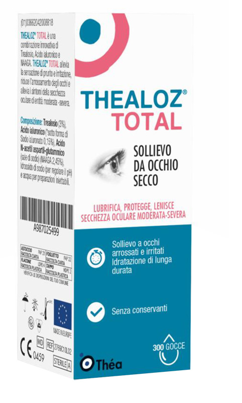 THEALOZ Total Gocce 10ml Arrossamento e Secchezza Oculare