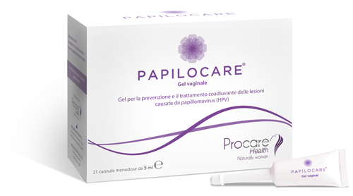 PAPILOCARE Gel Vaginale 21 Cannule da 5ml - Gel per prevenzione e trattamento delle lesioni causate da Papillomavirus