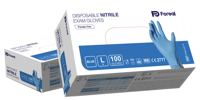 FOREAL Guanti NITRILE L