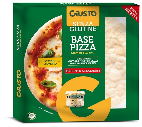 GIUSTO S/G BASE PIZZA 190G