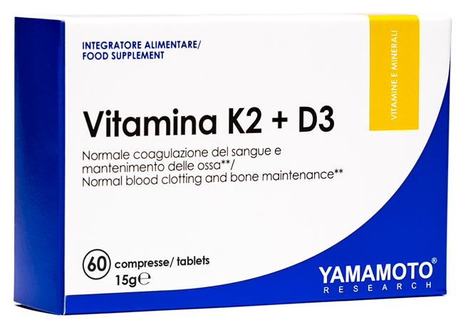 YAMAMOTO RESEARCH VITAMINA K2+D3 60 COMPRESSE