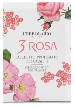L'ERBOLARIO 3 ROSA SACCHETTO CASSETTO