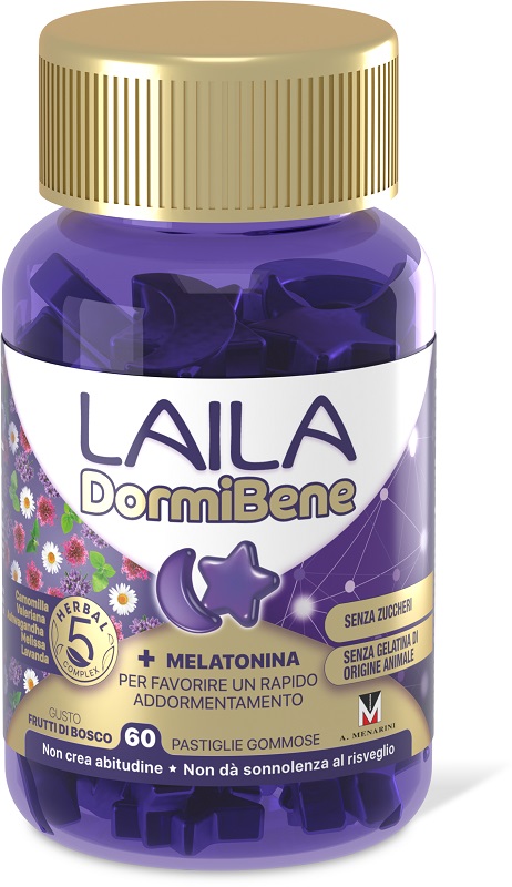 LAILA DORMIBENE 60 GOMMOSE - Integratore per il benessere del sonno