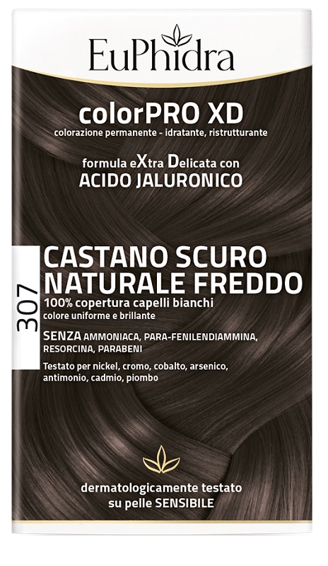 EUPHIDRA Color Pro XD 307 Castano Scuro Naturale Freddo