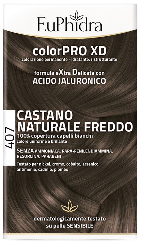 EUPHIDRA ColorPro XD 407 Castano Naturale Freddo